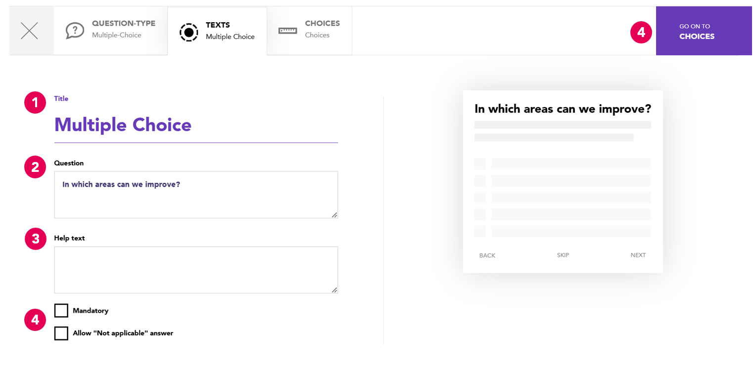 Survey Creation