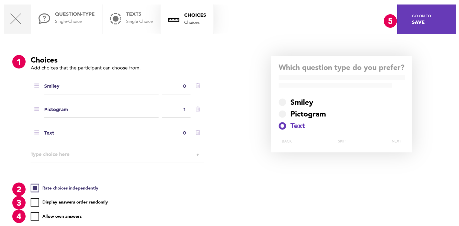 Survey Creation