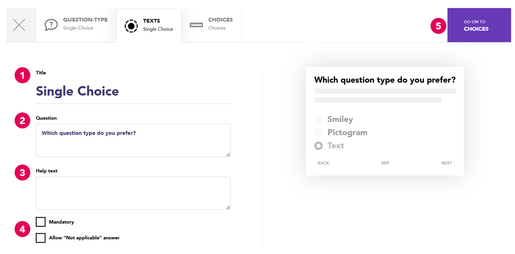 Survey Creation