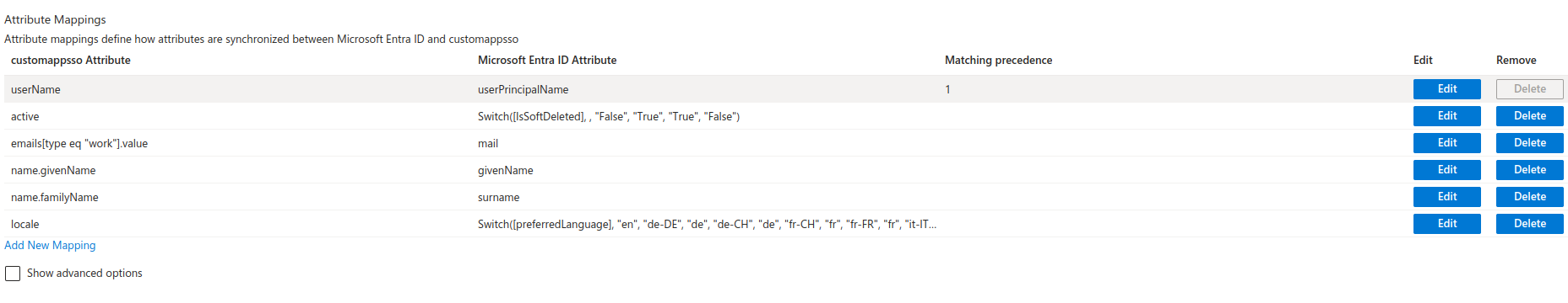 Azure Provisioning Attribute Mapping Overview