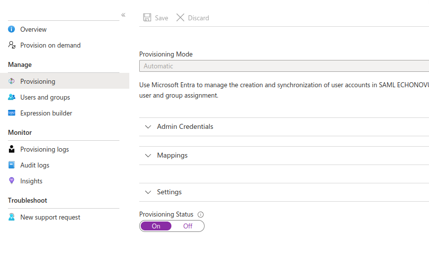 Azure Automatic Provisioning